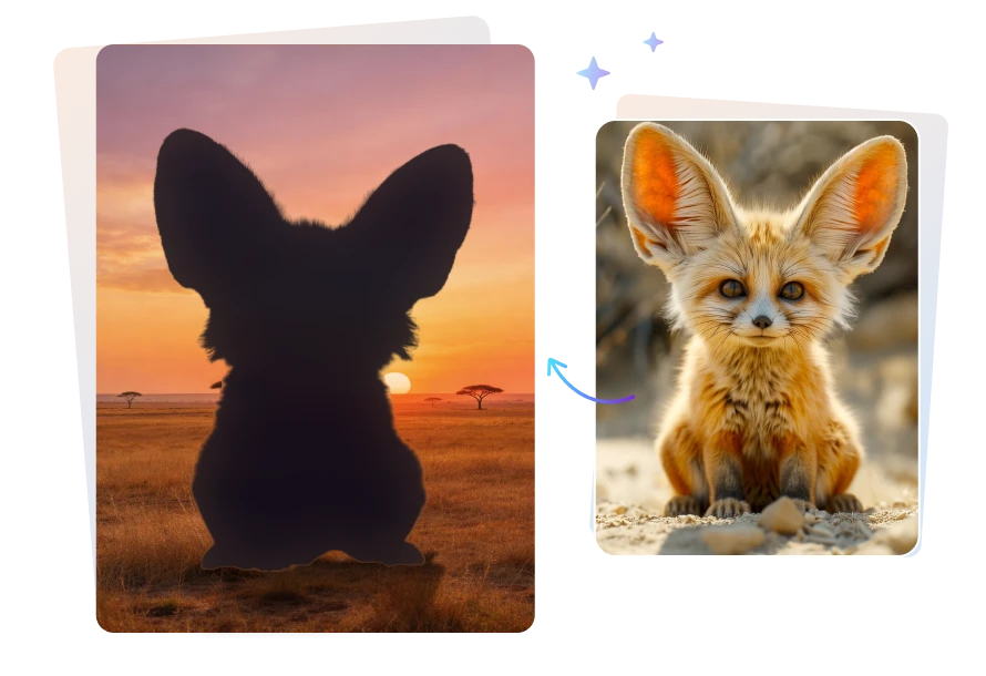 animal silhouette maker free