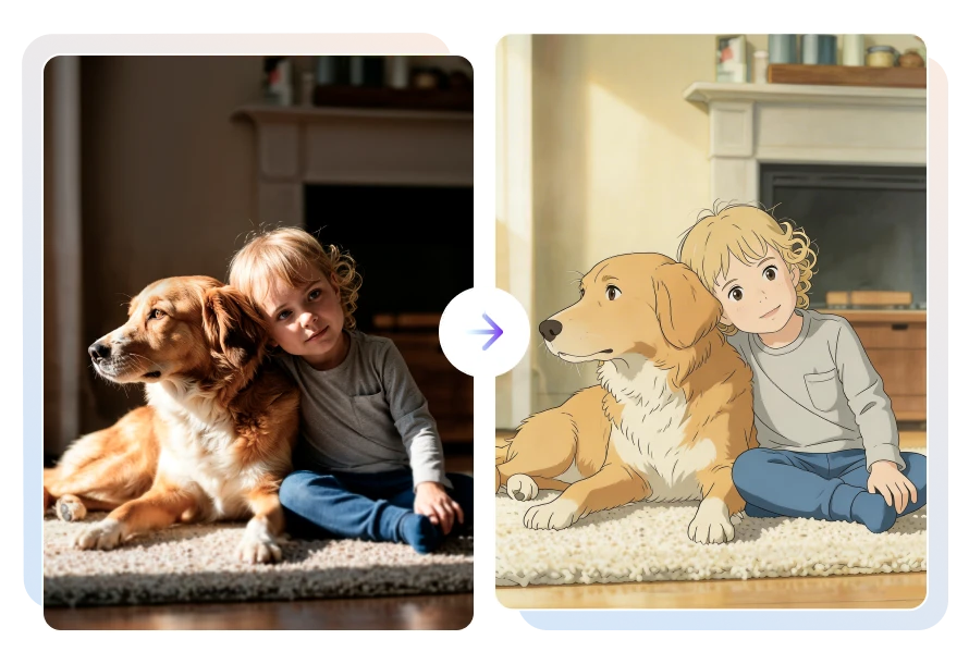 convert image to studio ghibli style
