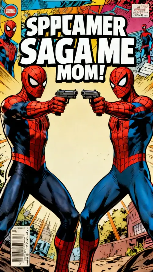 spiderman gun meme