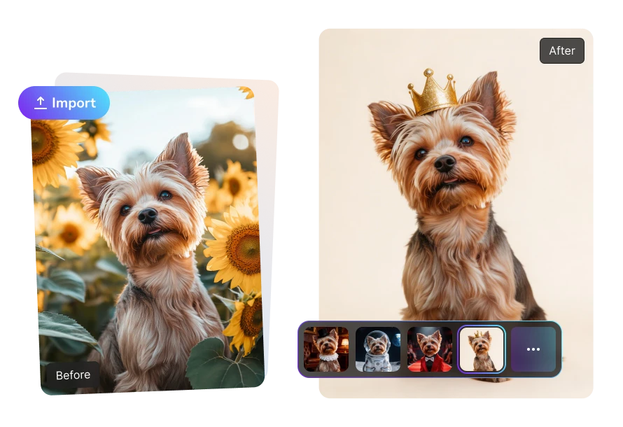 avclabs pet portraits from pictures online