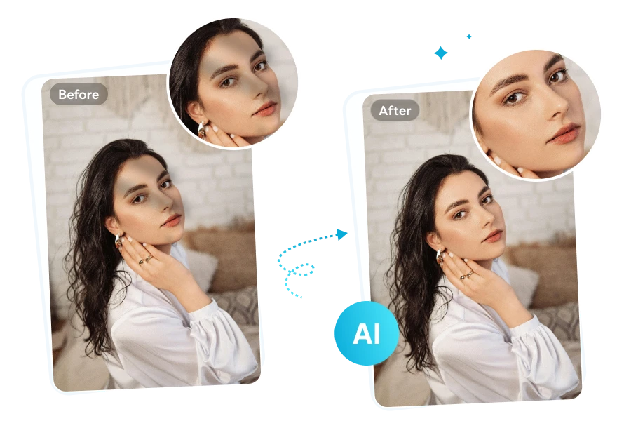 retouch face picture online with AVCLabs photo retoucher