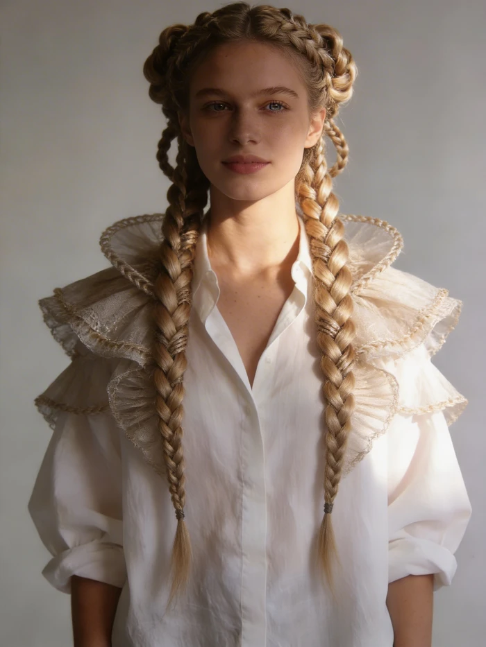 gemini ai hair fashion braided couture