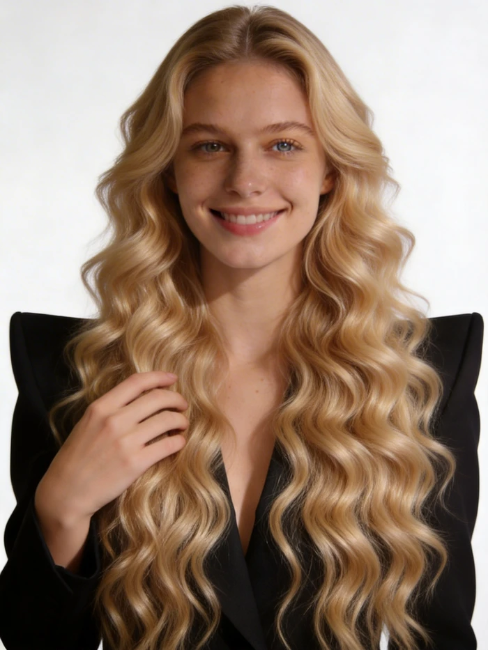 gemini ai hairstyle prompt voluminous waves