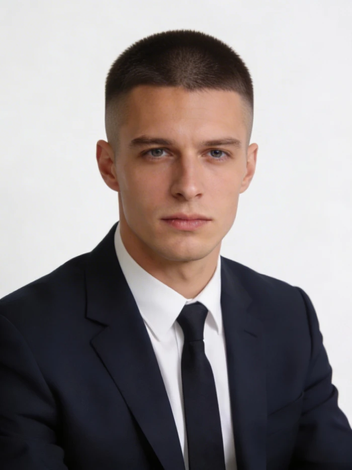 gemini ai hair short clean fade out