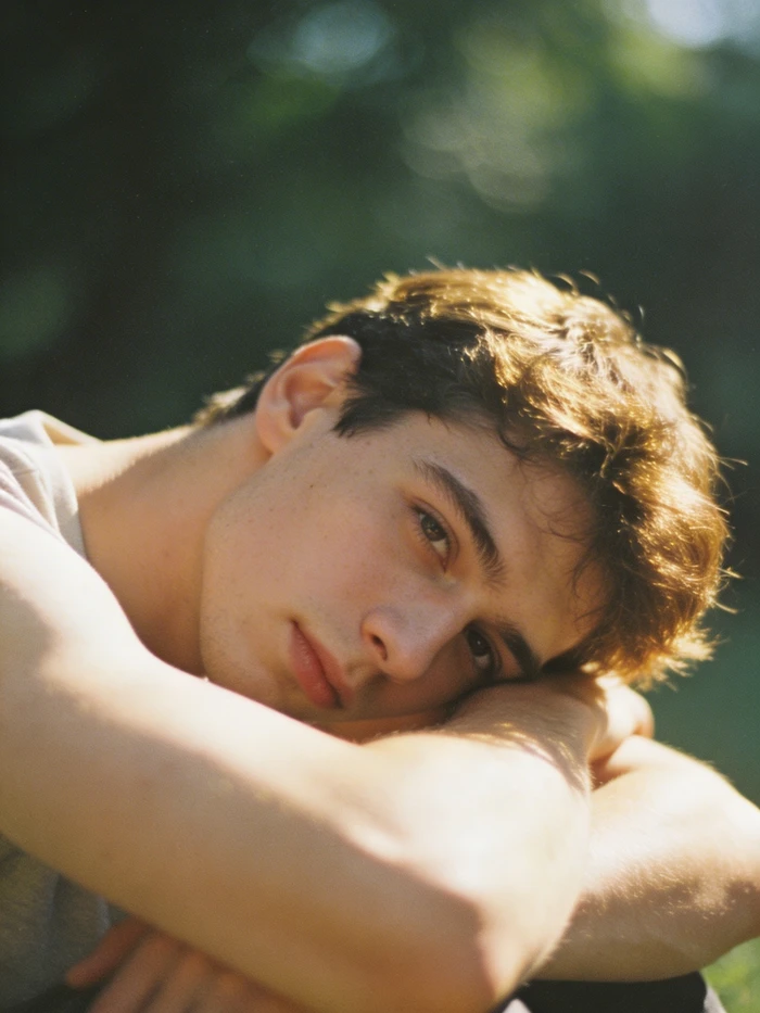 gemini ai boy in 35m film look