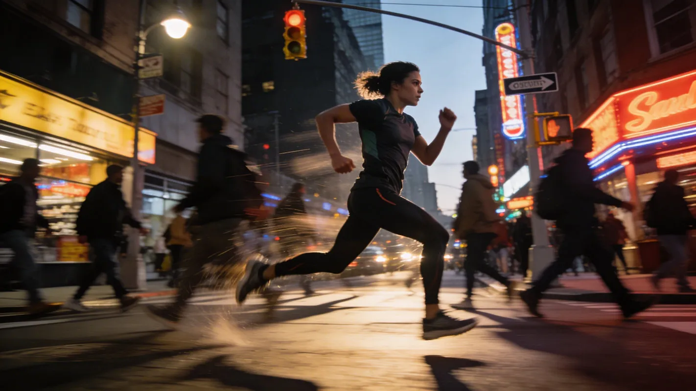 ChatGPT Photo Prompt - Cinematic Scene #5 Action Running Scene