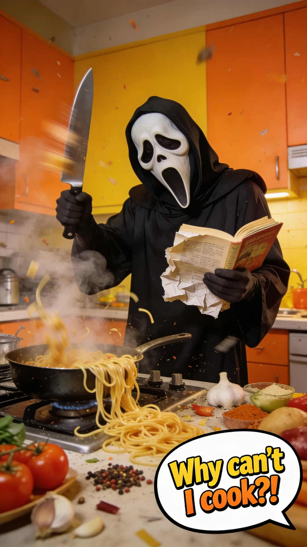 chatgpt ghostface cooking ai image