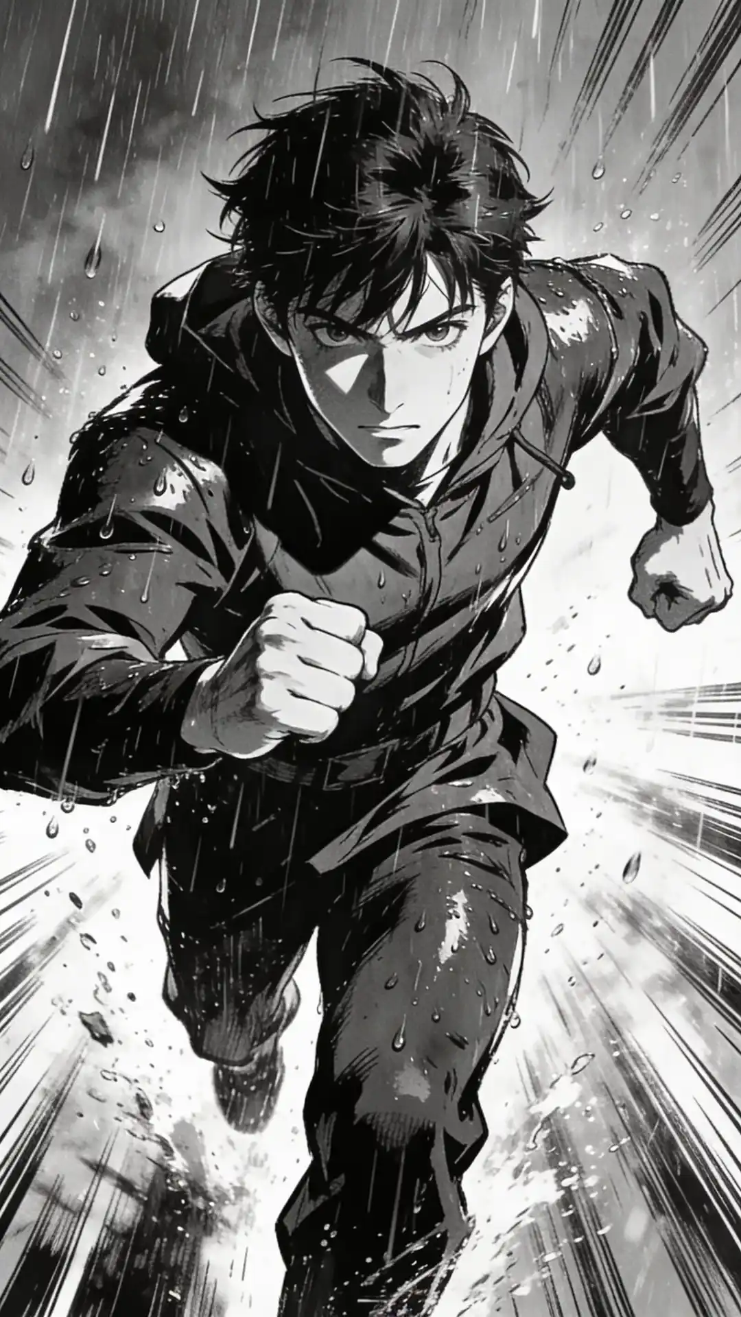 manga panel illustration