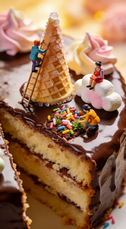 ChatGPT Photo Prompt - Miniature World #4 Food