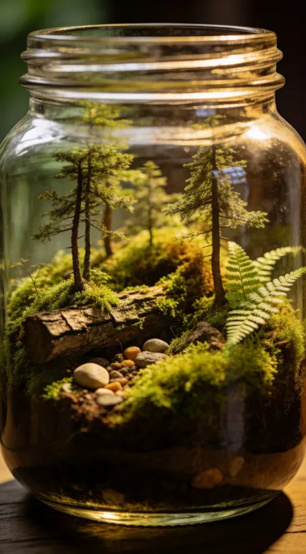 ChatGPT Photo Prompt - Miniature World #5 Jar