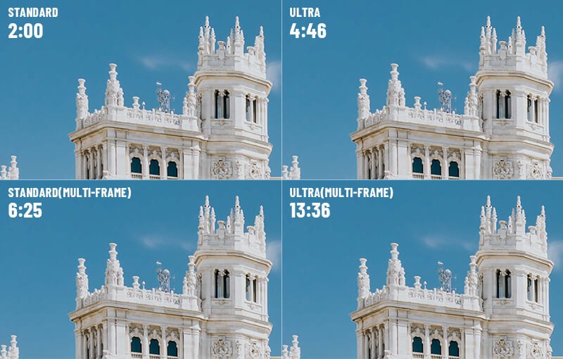 enhance video with single and multi-frame