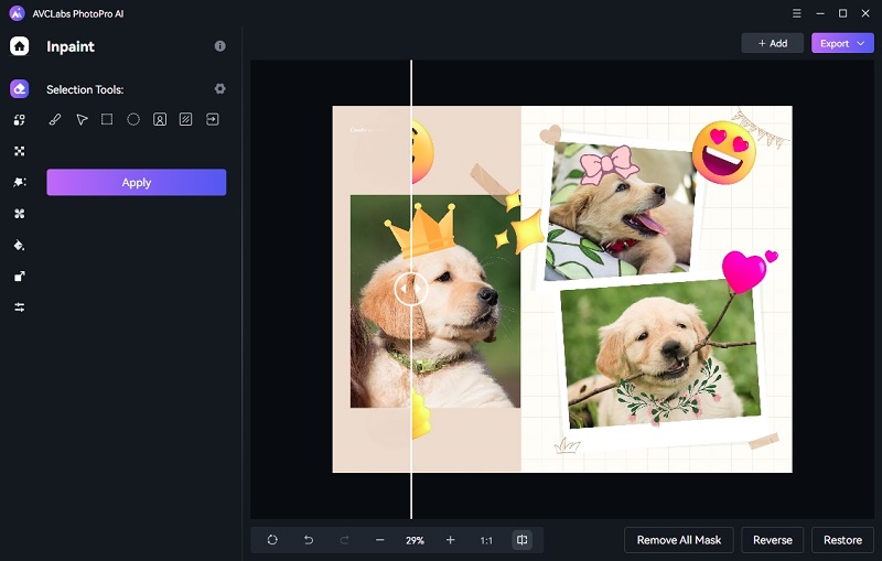 remove and preview