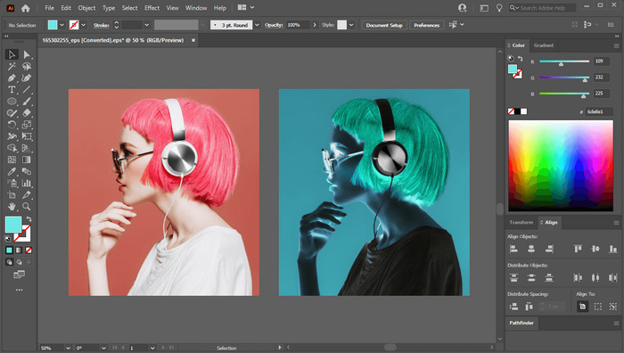 adobe illustrator invert colors