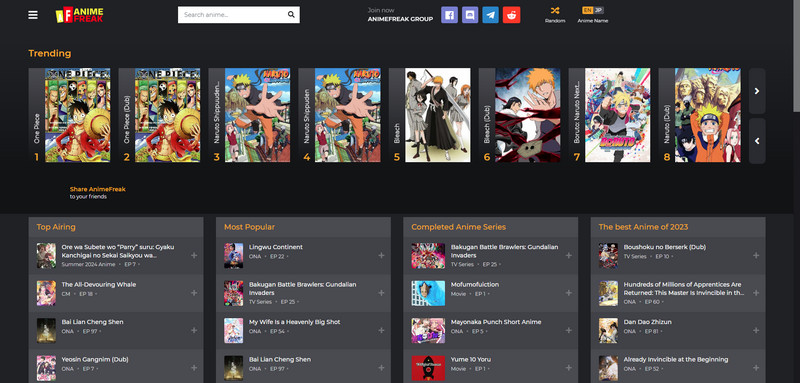 animefreak 9anime Alternatives
