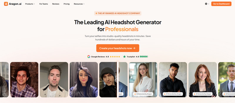 aragon best ai headshot generator