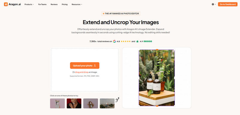 aragon ai image extender free
