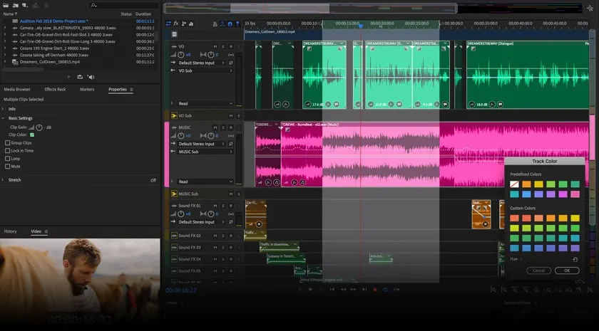 add sound effects and music video editing tips