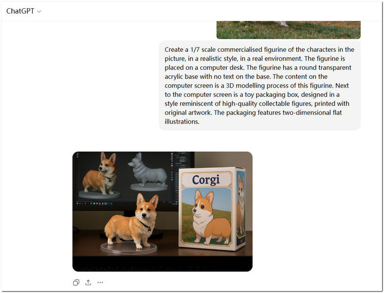 create 3d figurine with chatgpt