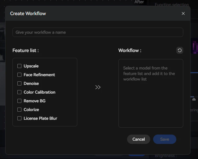 avclabs photo enhancer ai customize workflow
