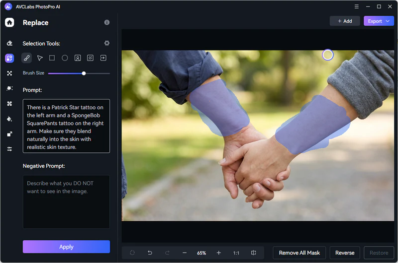 describe generated-tattoo you want