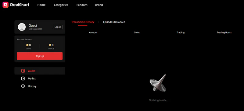 earn free coins in reelshort app