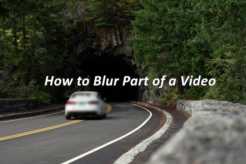 how to blur part of a video
