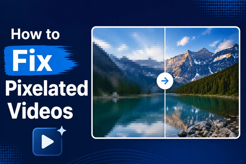 how to fix pixelated video