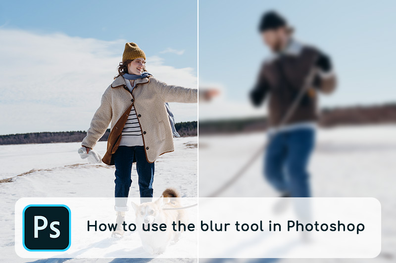 how to use the blur tool in photoshop
