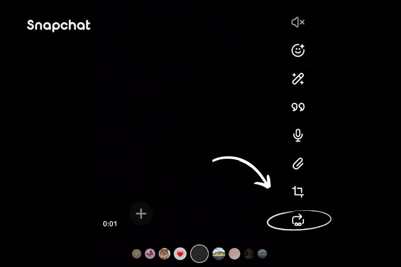 how to make a boomerang video on snapchat