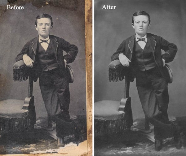 photo restoration -- Photoshop