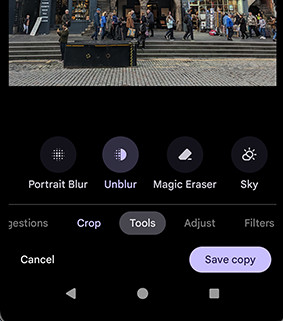 google photos unblur