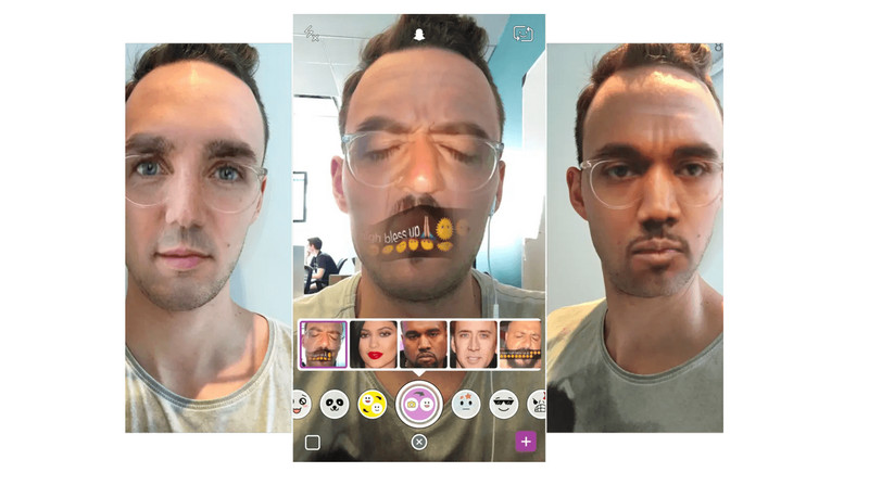 replace face in snapchat