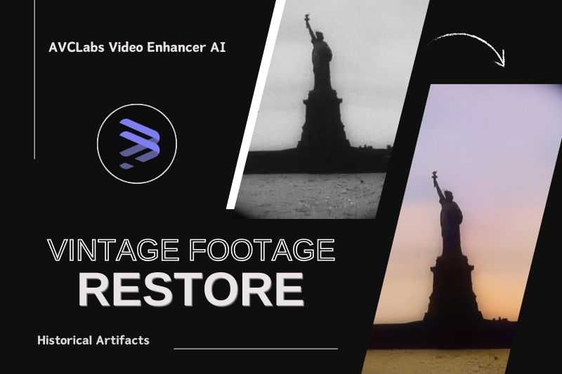 restore old film footage of historical artifacts