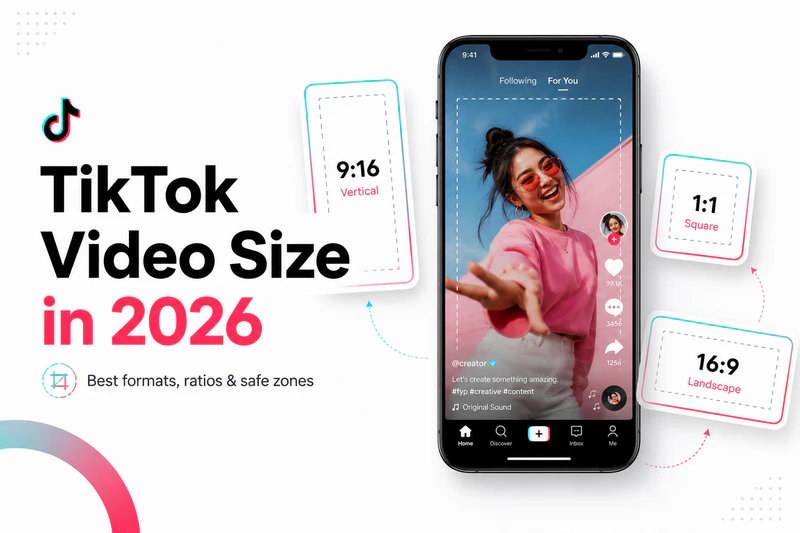 TikTok video size guide