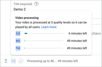 why is my youtube video blurry: youtube video still processing