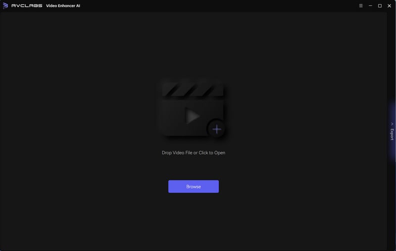 AVCLabs AI Video Enhancer main interface