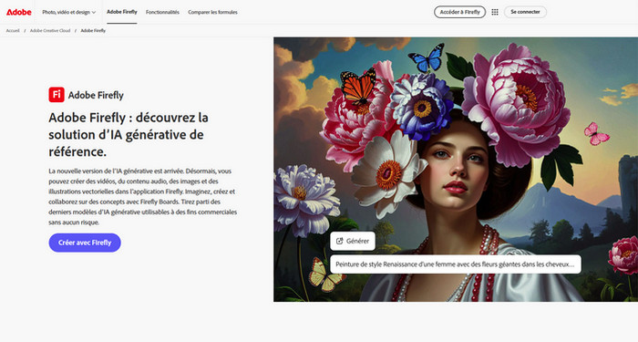 Adobe Firefly : Générateur d'Images IA